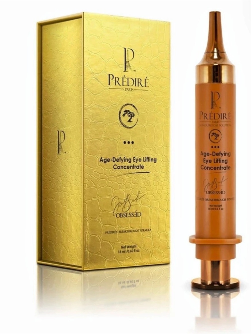 Prédiré Paris Age-Defying Eye Lifting Concentrate Eye Cream Gold NWT